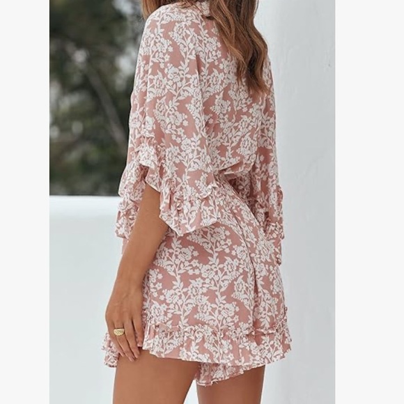 Imily Bella Deep V Neck Romper - Picture 2 of 9